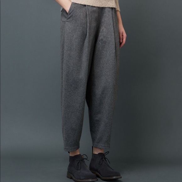 Forte Pants - Forte Highwaisted Cropped Tapered Trousers